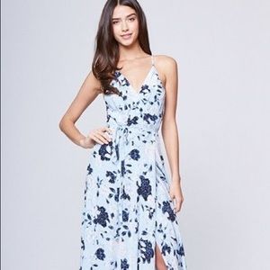 Yumi Kim by Revolve Rush Hour Silk Maxi Wrap Dress